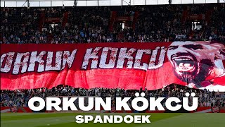 Spandoek Orkun Kökçü | Feyenoord Supportersvereniging De Feijenoorder