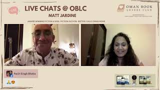 Live Chats @ OBLC | In Conversation with British Author MATT JARDINE