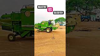 MALKIT 997 v/s BALKAR 4x4 654 combine harvester Viral shorts feed videos Vishal kartar Hira preet KS