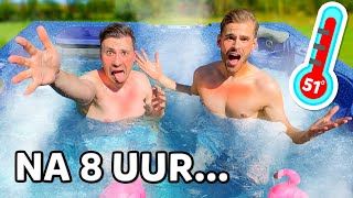 WIE HET LANGST IN DE JACUZZI BLIJFT WINT! Met Rutger *Super Warm*