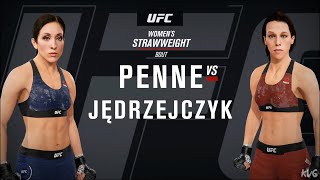 EA Sports UFC 4 - Jessica Penne vs Joanna Jedrzejczyk - Gameplay (PS4 HD) [1080p60FPS]
