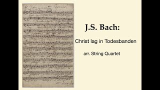 Bach Chorale: Christ lag in Todesbanden BWV 277