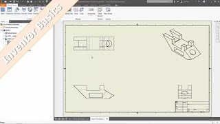 Inventor 101: Auxiliary \u0026 Section View, Drawing Dimensions \u0026 Annotations