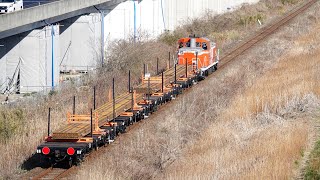 DE65 1 + チキ6000系　仙台臨海鉄道 (2022/04/02)