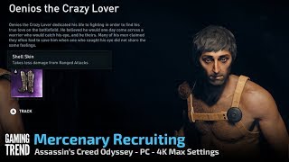 Assassin's Creed Odyssey - Mercenary Recruiting - PC 4K - [Gaming Trend]
