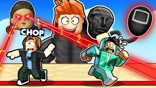 ROBLOX CHOP AND FROSTY BUILD SQUID GAMES TYCOON