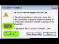 How To Fix VMware workstation 15 , 17 , 17 pro 