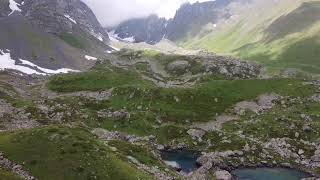 Abudelauri Blue lake, Khevsureti region. აბუდელაურის ლურჯი ტბა, ხევსურეთი