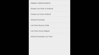 Android Simple Listview