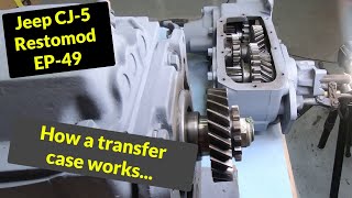 Jeep CJ-5 Restoration - EP49 - How a Dana 20 Transfer Case works