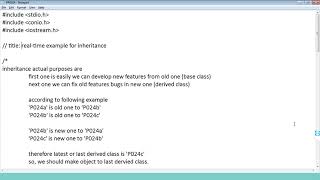 cpp. 022 real time example for inheritance03
