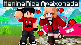 MENINA MILIONÁRIA se APAIXONOU pelo P3DRU no Minecraft