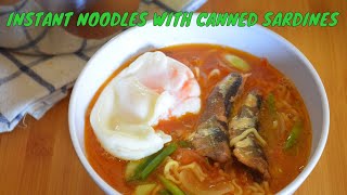 Instant Noodles with Canned Sardines (Recipe #54)