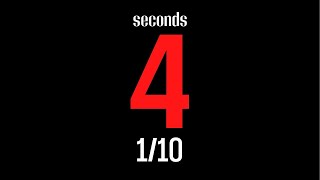 4 Seconds in 10 rounds / Interval Timer / Workout Timer