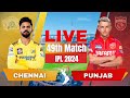 🔴 Live IPL: CSK Vs PBKS Live Match, Chennai vs Punjab | IPL Live Scores & Commentary #cricket