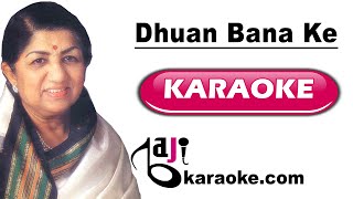 Dhuan Banake Fiza Mein | Video Karaoke Lyrics | Best Of Sajda, Lata Mangeshkar, Baji Karaoke