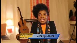 Jemiriye wins Outstanding International Artist Award.