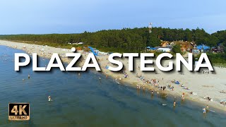 Plaża Stegna z drona | Lato | LECE W MIASTO™ [4k]