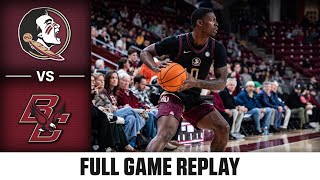 Florida State vs. Boston College Full Game Replay | 2024-25 ACC Men's Basketball