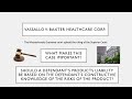 mptx 516 2022 case brief vassallo v baxter healthcare