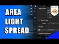 Area Light Spread Settings in Blender 3D for God Rays (Micro Tip)