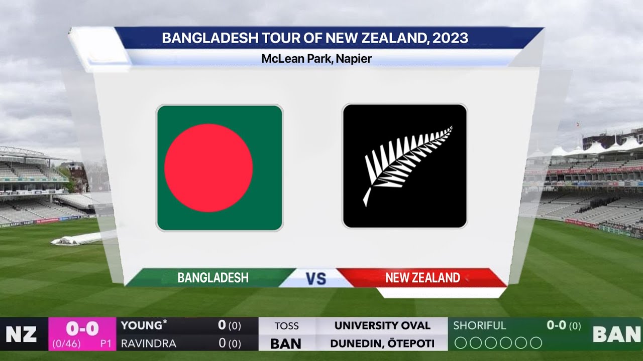 🔴 Live: BAN Vs NZ Live Match Today – 1st T20 | Bangladesh Vs New ...