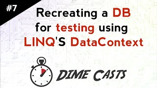 Re-creating your DB with LINQ'S DataContext for testing
