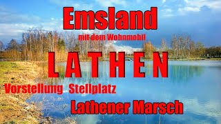 Lathen mit dem Wohnmobil, Emsland, Vorstellung Stellplatz Lathener Marsch, Reisebericht