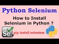 How to Install Selenium Web Driver in Python  [Python Selenium Tutorial]