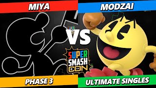 SSC 2023 - MiYa (Game \u0026 Watch) Vs. Modzai (Pac-Man) Smash Ultimate - SSBU