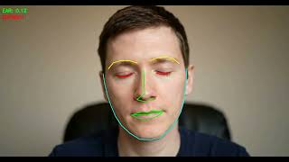 Facial Landmark and Drowsiness Detection using EAR | Python, OpenCV and Dlib