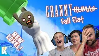 Granny Fall Flat! (Family Multiplayer MESS on Human Fall Flat STEAM) by K-CITY GAMING