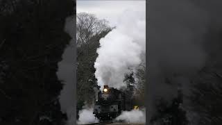 【SLもおか】爆煙の多田羅発車 Steam Locomotive