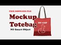 Tutorial Photoshop MockUp Tote bag FREE DOWNLOAD FILE