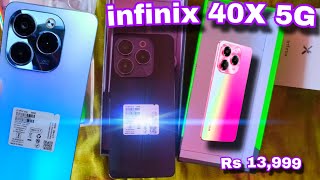 INFINIX NOTE 40X 5G with upto 24 GB Ram \u0026 256 GB storage \u0026 Dimensity 6300 5G Unboxing \u0026 Review #1k