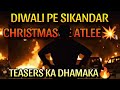 SIKANDAR TEASER IN DIWALI🔥 ATLEE ANNOUNCEMENT TEASER IN CHRISTMAS💥