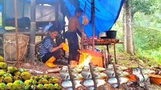 HUJAN SEHARIAN DI KEBUN DURIAN | TES TEMPOYAK SAMA IKAN.