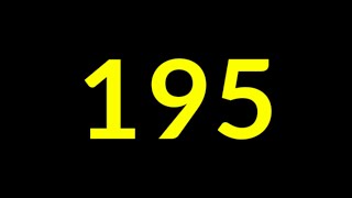 195 Seconds Countdown Timer With Sound Effect