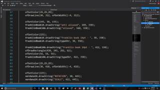 OpenGL OpenFrameWorks Adding Text with Variable Info Sprintf