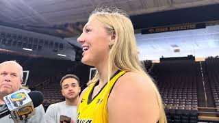 Four minutes with Sydney Affolter at Iowa women’s basketball media day