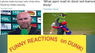 Funny reaction of Fans on Ben Dunk destructive batting | Cricket show with Faisi
