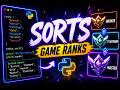 Python Sort Explained + Game Rank Sorter