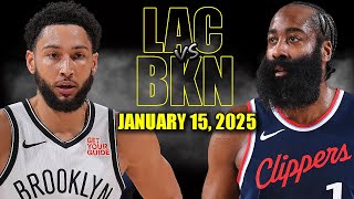 Los Angeles Clippers vs Brooklyn Nets Full Game Highlights - January 15, 2025 | NBA Regular Season