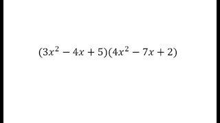 Multiplying Two Trinomials