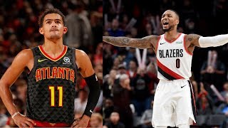 Trae Young (35 PTS, 8 REB, 10 AST) & Damian Lillard (30 PTS, 7 REB, 6 AST) Face-Off In OT Game