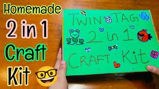 DIY 2 in 1 Craft Kit 🤓 How to make Craft Kit 💕Homemade Big Craft Kit/Diy Projects🥰 Art and craft kit