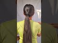 try this easy ponytail hairstyle hack with pencil hairstyle hair hairtutorial shorts ponytail