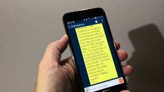 Changing the text size in SMS messages on a Samsung Galaxy SmartPhone