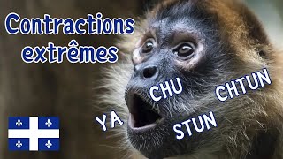 LES CONTRACTIONS EXTRÊMES : STUN ET CHTUN - Intermediate Quebec French with Subtitles | Frenchpresso