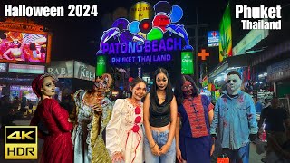 🇹🇭 Halloween Night 2024 🎃 Bangla Road Phuket, Thailand [4K HDR]